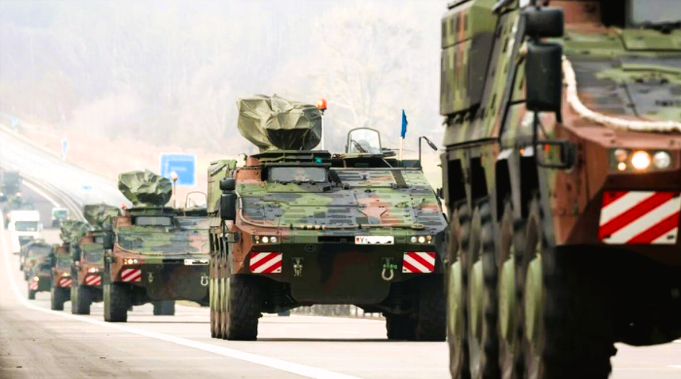 Bürger in Sorge! Im ganzen Land Militärkonvois auf deutschen Straßen - sie rollen Richtung Ostgrenze!