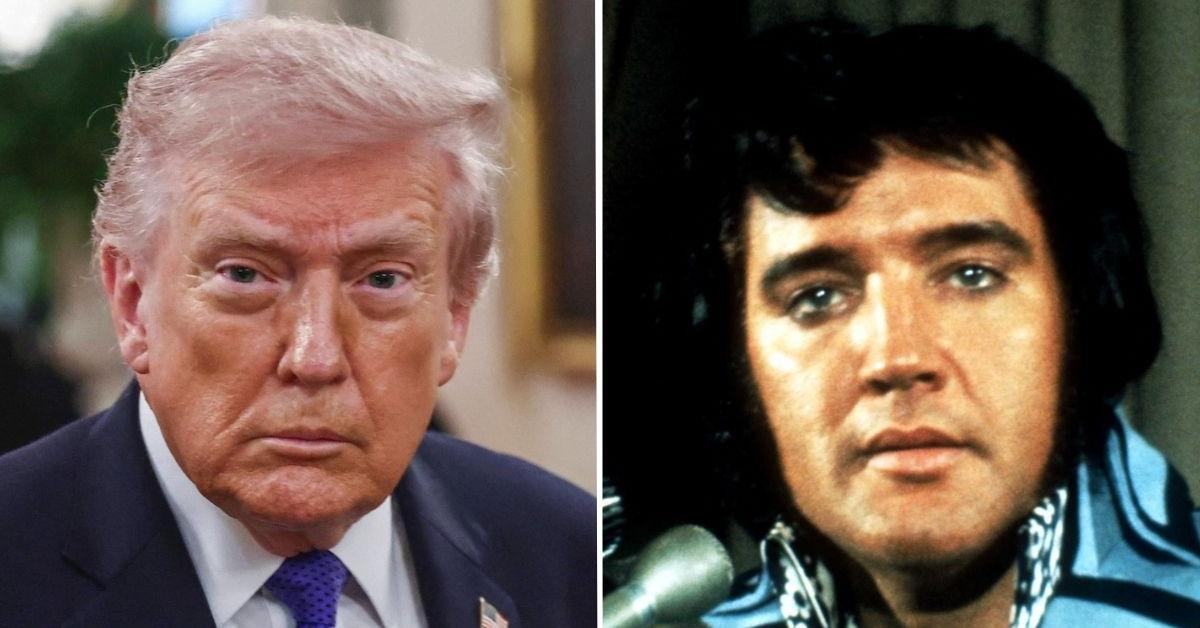 Trump Says He and Elvis 'Look Alike' After Graceland Tour — Fans Lose It