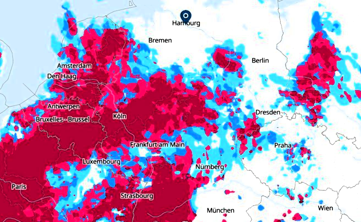 Deutschland - Mann vom Blitz erschlagen! Schwere Unwetter verwüsten Teile des Landes